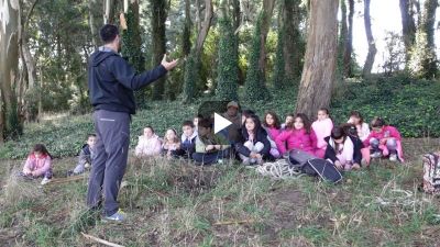Campamento de segundo año en la laguna - Colegio Perito Moreno